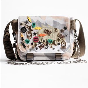 Zadig & Voltaire crossbody camo purse